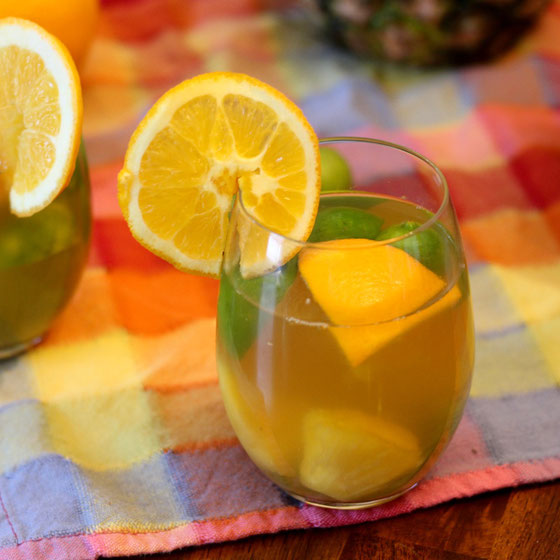 Зеленый чай и лимон