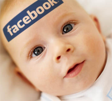 ребенок и facebook