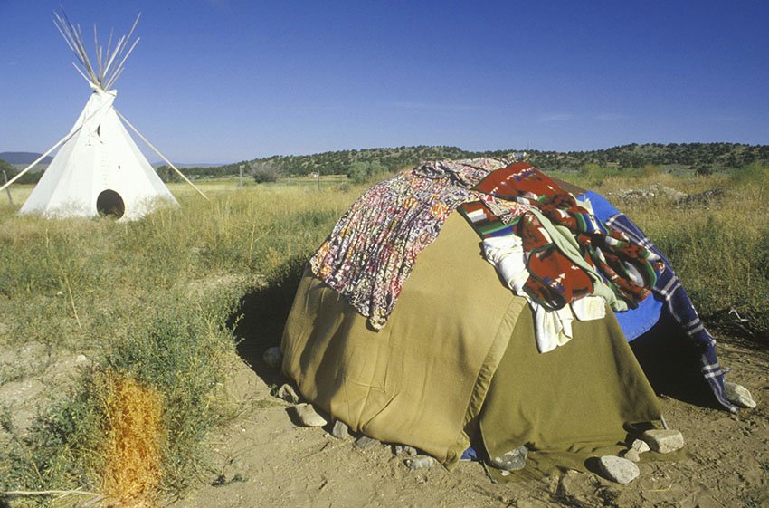 Традиционное жилье американских индейцев