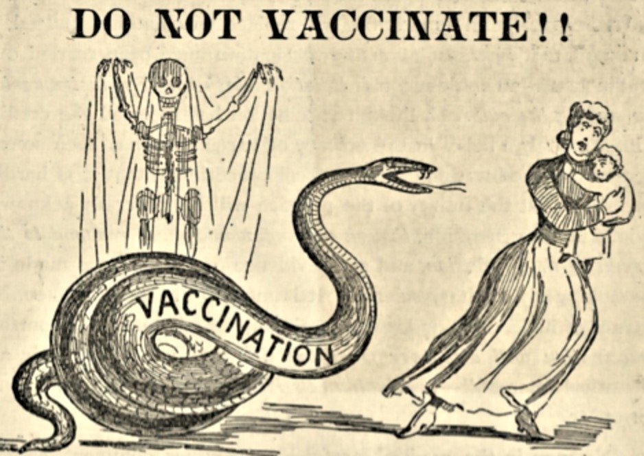 листовка против вакцинации